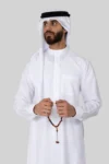 A-SG-002-Premium White Scarf-1