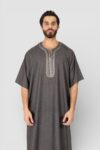 C-JL-105-Knight Jalabiya-1 – Charcoal