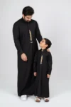 C-EB-912-Hawk kids-1-alqamees-black thobe