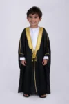 Kids Black Bisht