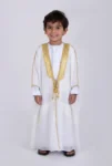 Kids Off White Bisht