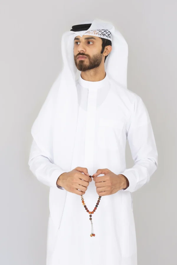 Plain White Scarf