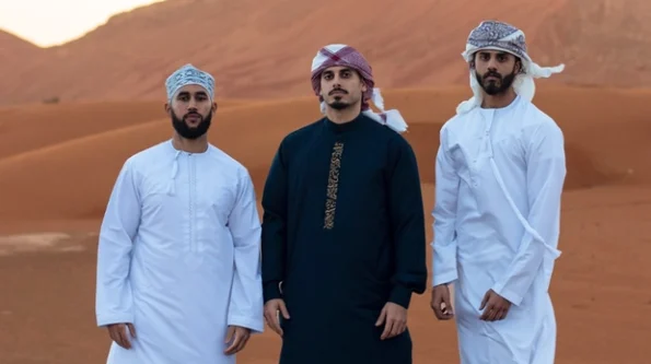 formal Islamic attire with thobe shemagh and kandura