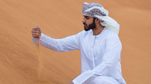 modest menswear with shemagh