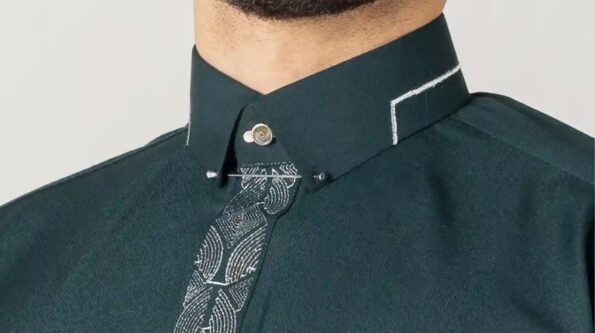 measuring neck for custom thobe